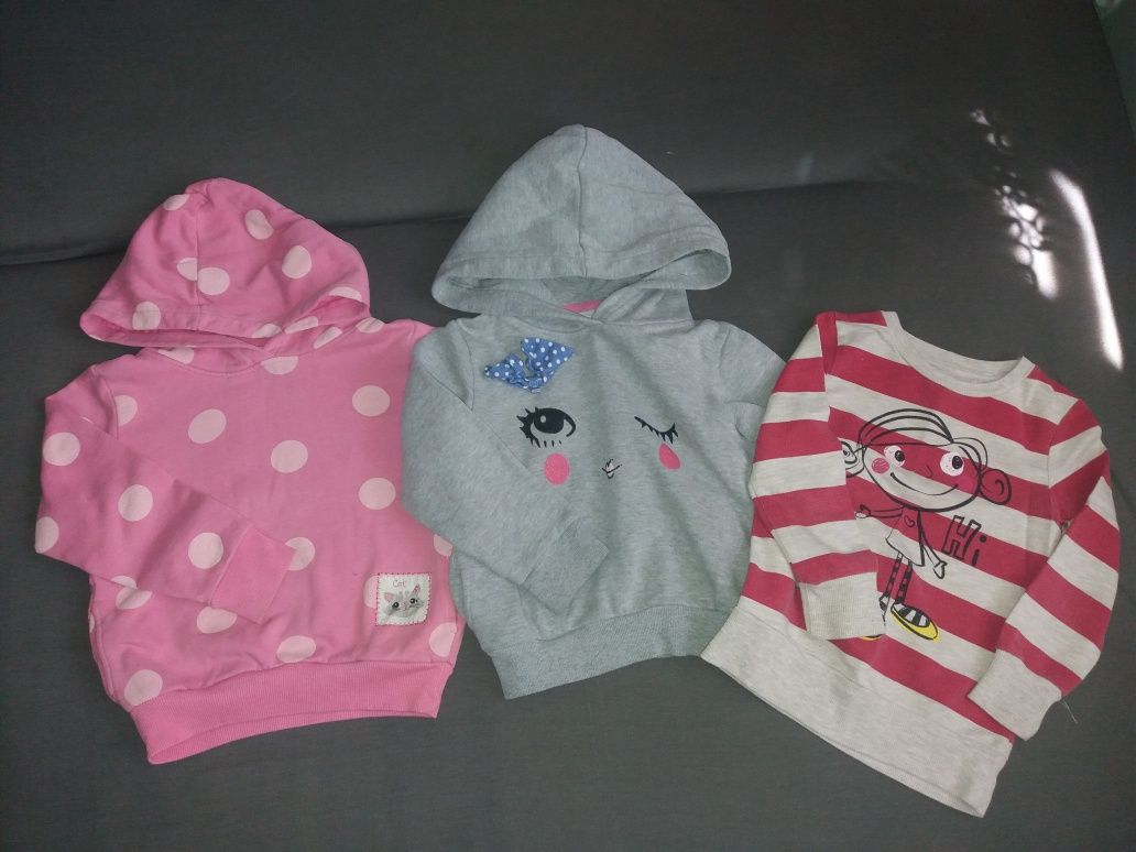 Bluza dziewczeca 3 szt 104 coolclub