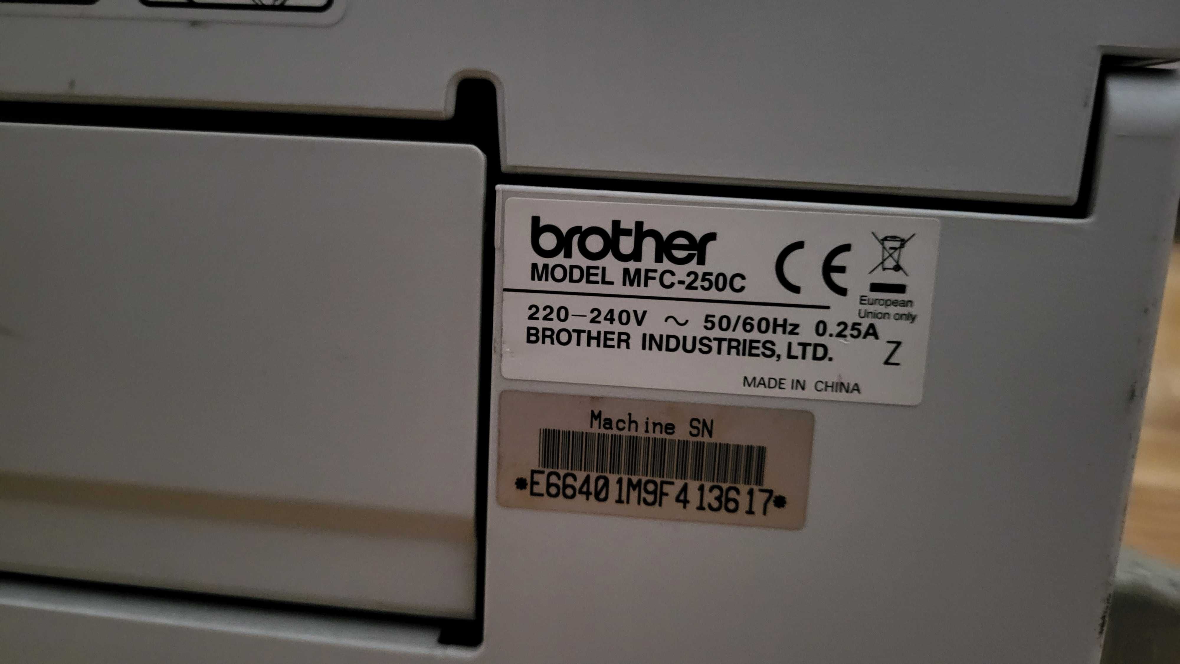 Brother MFC-250C - kolor - sprawna, ale sprzedaję jako uszkodzona