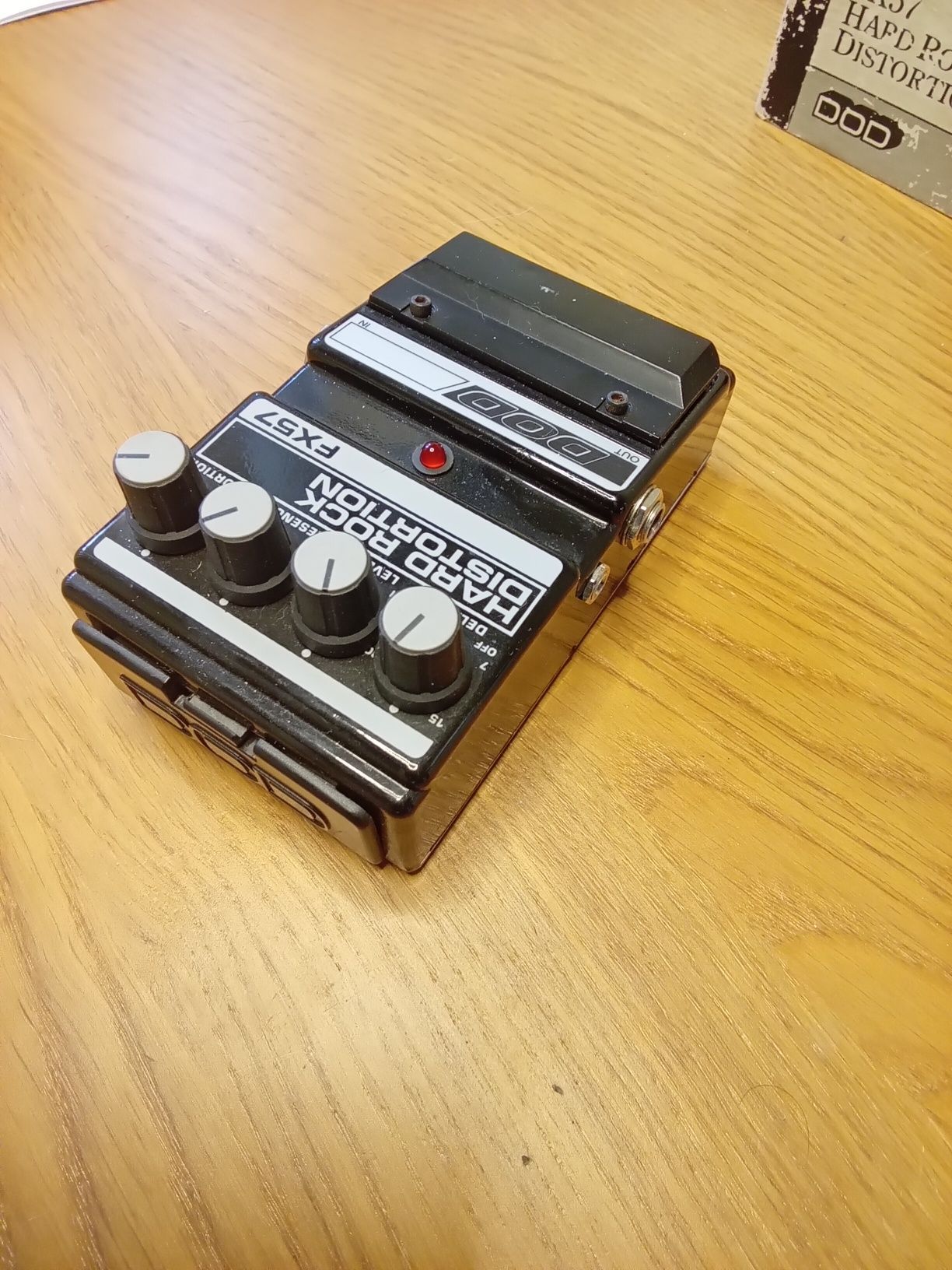Pedal guitarra RARO DOD fx57 hard rock distortion
