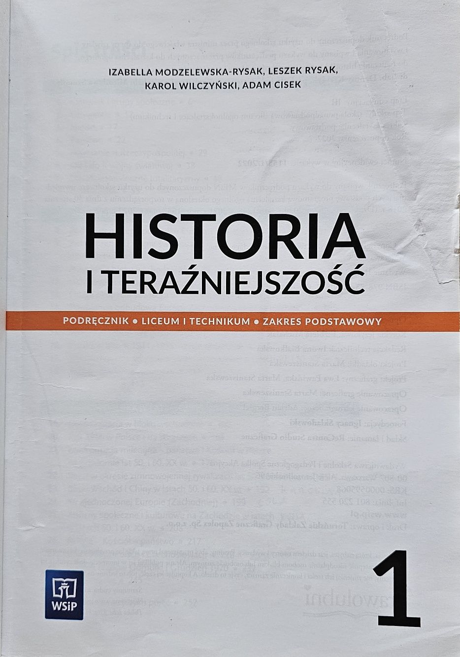 Historia i teraźniejszość 1 zakres podstawoy