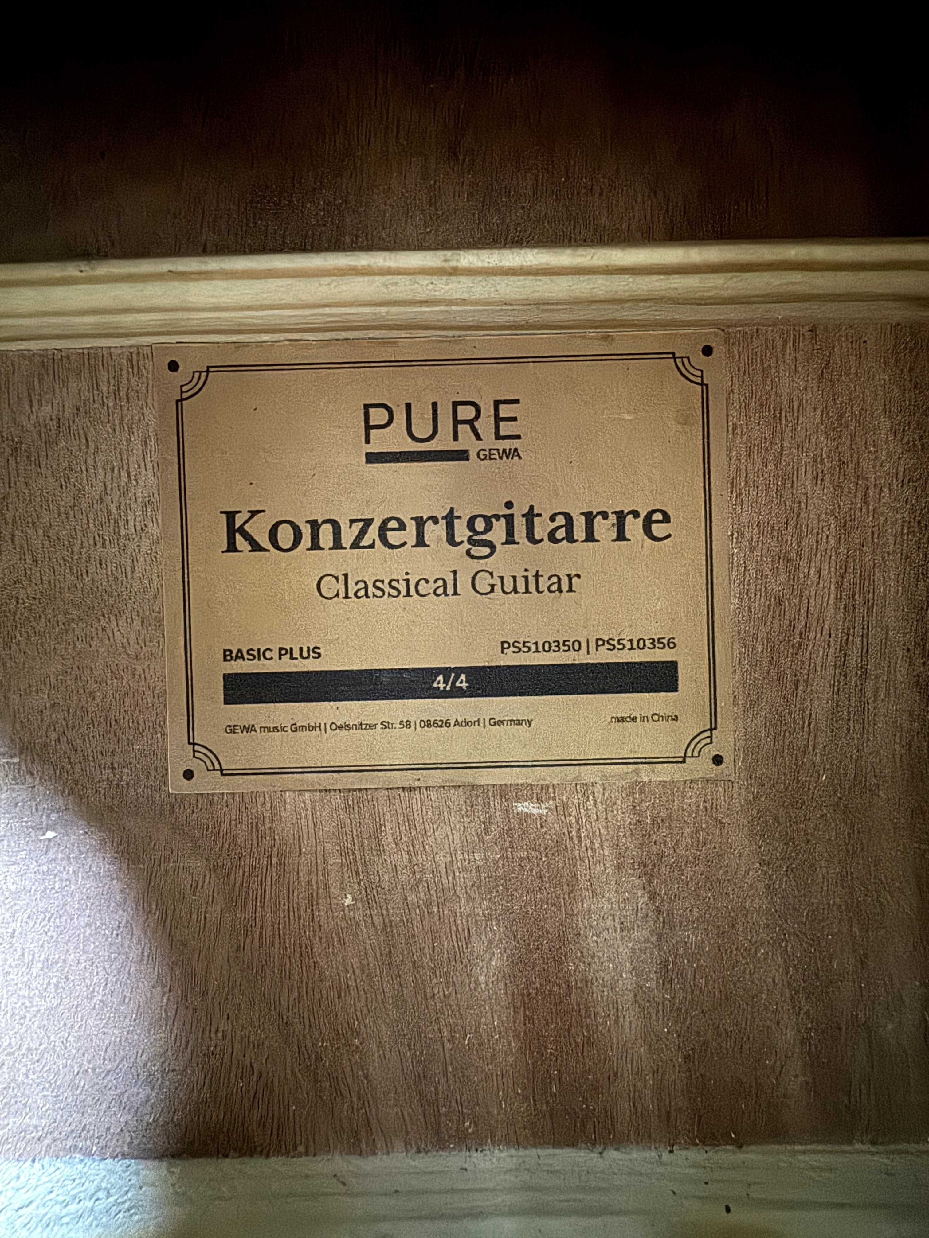 Gitara klasyczna Gewa pure 4/4 Black