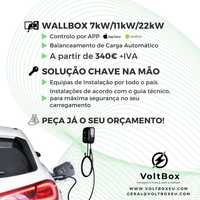 Instalação de carregador/wallbox para Veículos Elétricos