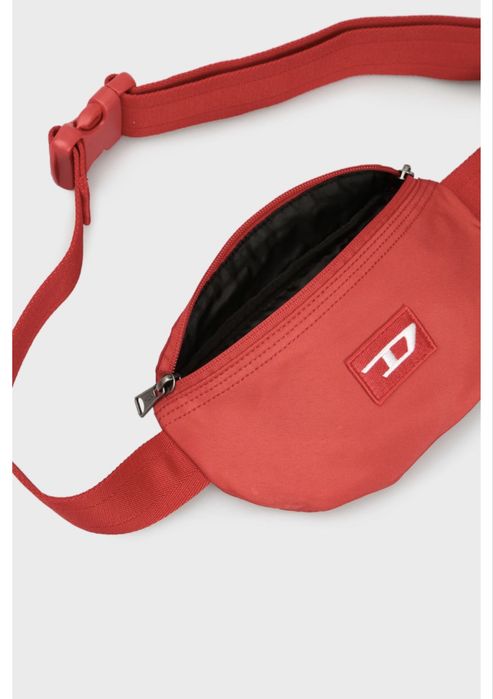 Diesel червона поясна сумка новая унисекс