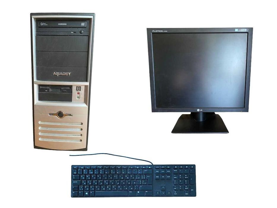 Комп'ютер (системний блок, монітор, клавіатура, миша + усі шнури)