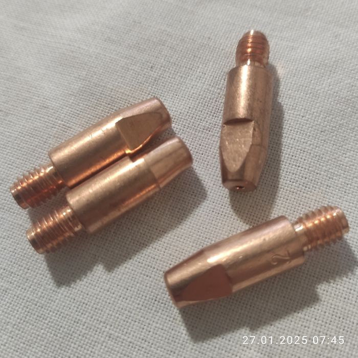 Токознімний накінечник для зварювальних напівавтоматів E-Cu - M6 D 1,6