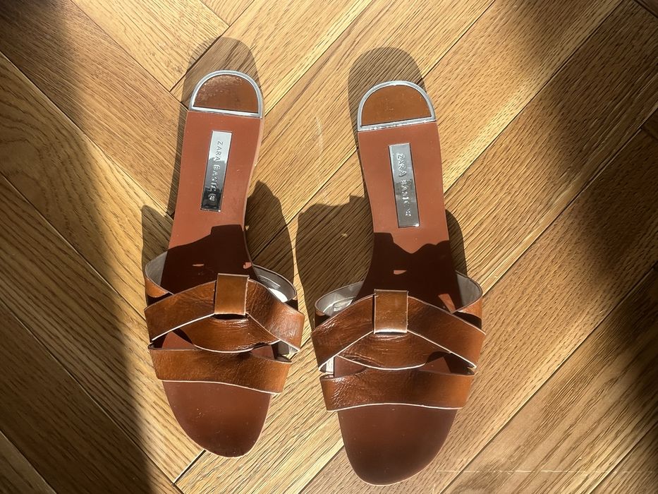 Oddam za darmo Zara 42 klapki sandałki najmodniejsze