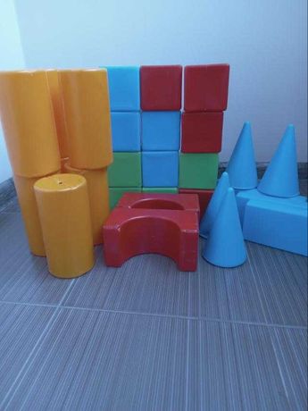 Кубики пластмасса