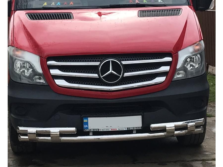 Потужна дуга (кенгурятник) Mercedes Sprinter. Захист бампера!