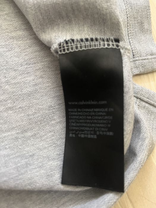 Koszulka szara polo Calvin Klein. Rozm. S