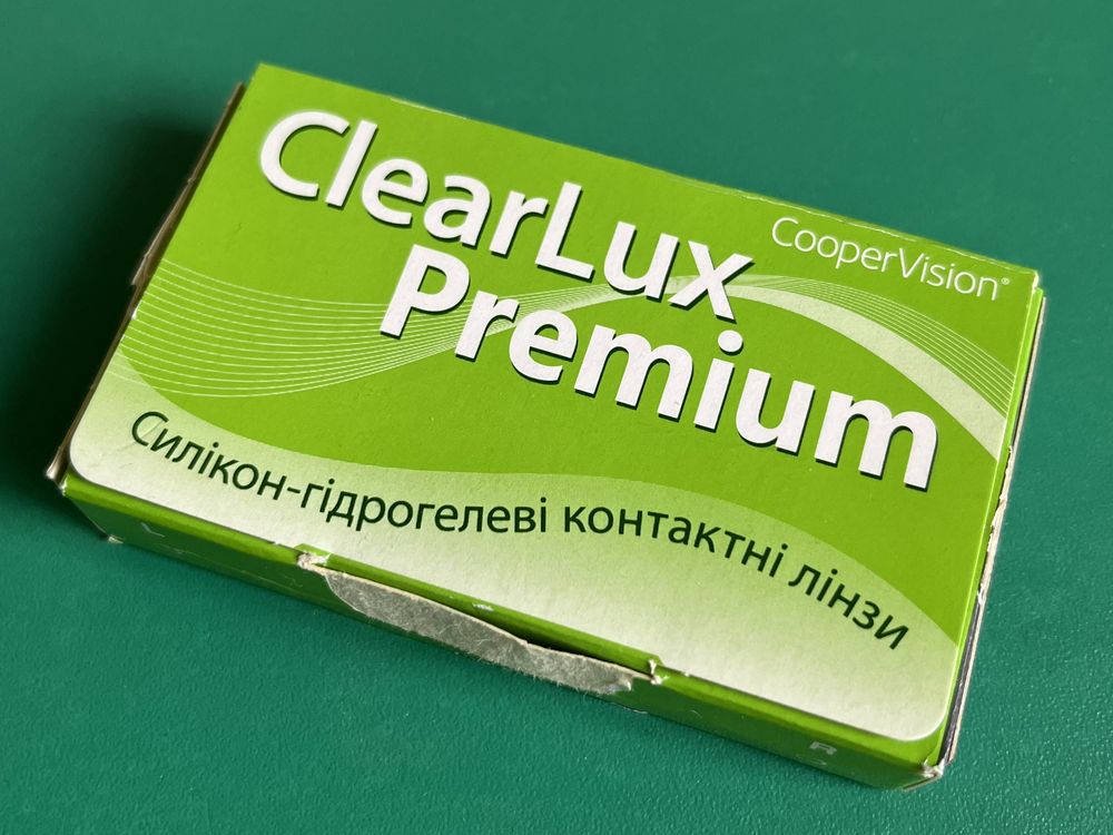 Лінзи CooperVision ClearLux Premium 1 штука „місячні, -6.5 діоптрії