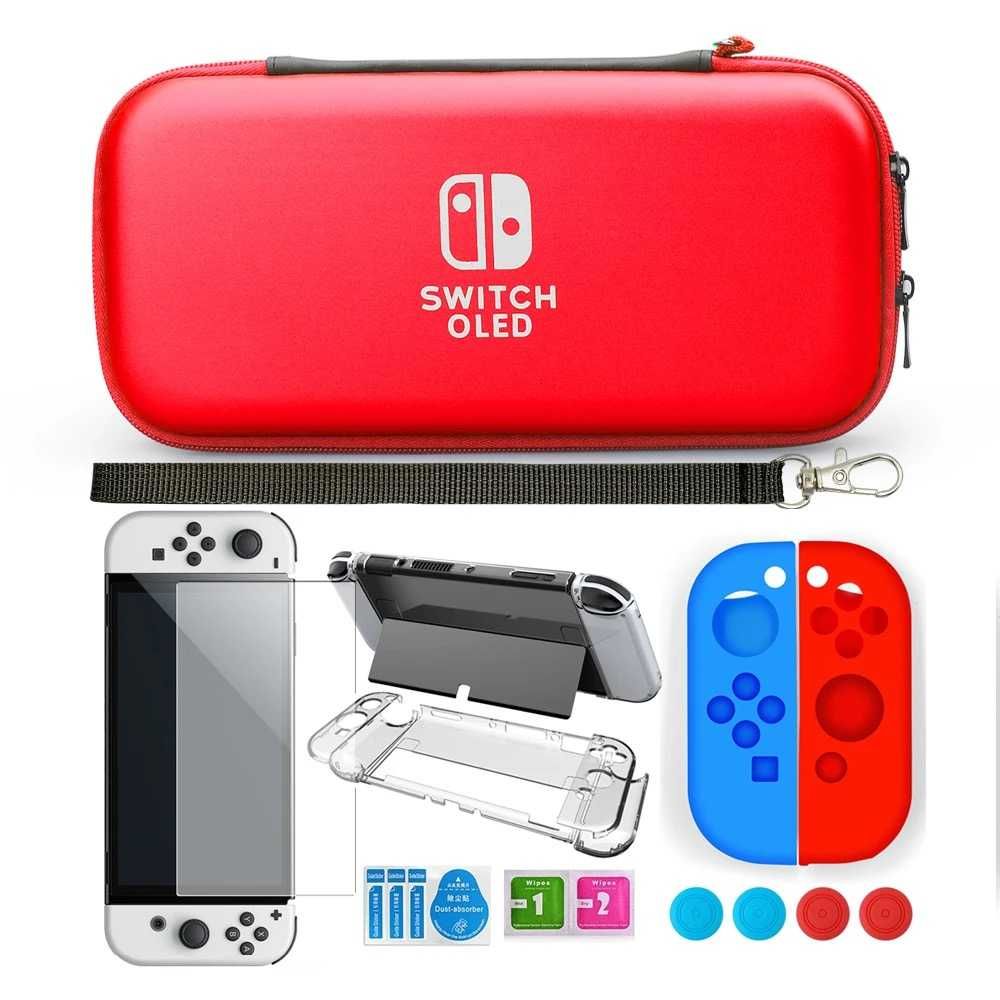 Нінтендо Свіч Олед Кейс сумка. Чохол на Nintendo Switch Oled. Скло