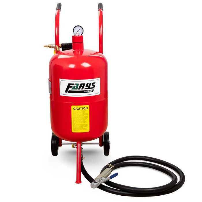 Piaskarka syfonowa mobilna 38l zawory 1/2" FR7012C - OUTLET