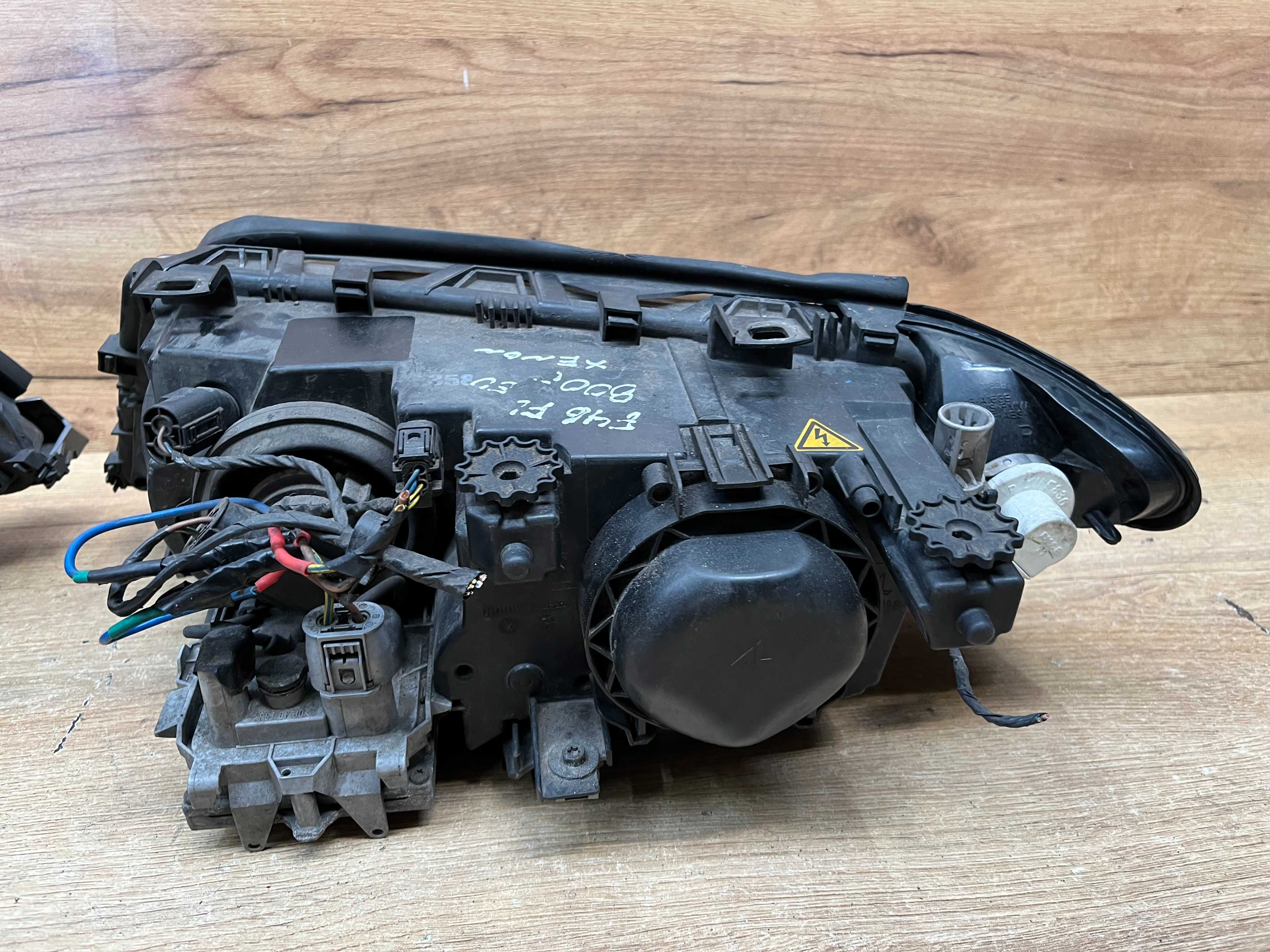 Lampa/reflektor przedni lewy prawy Bmw E46 lift Xenon