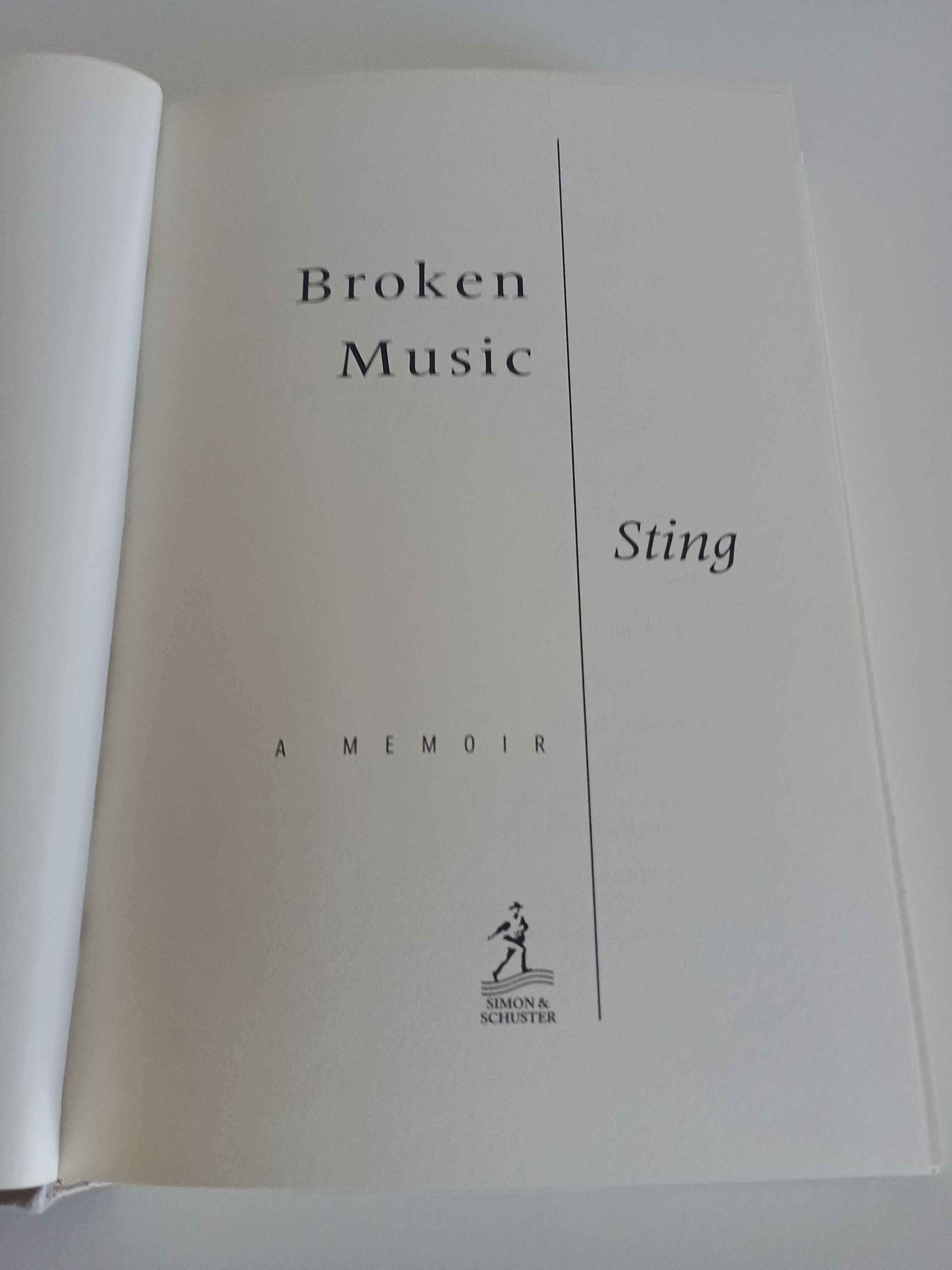 Sting Broken Music Autobiografia po angielsku in English