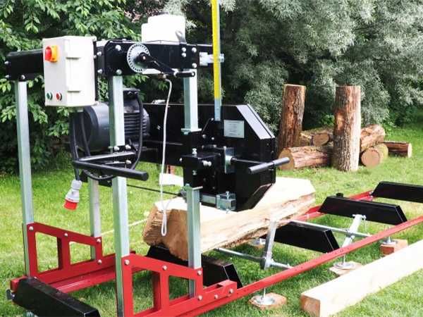 Trak taśmowy elektryczny OPTIMAT Timberland TMC 790 piła taśmowa