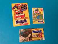 Lote de 3 Autocolantes do Cangurik Nesquik Anos 80