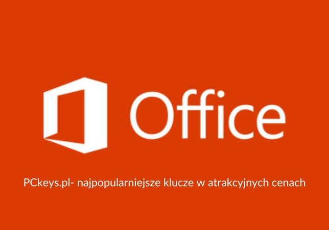 Klucz Microsoft Office 2010/ 2016/ 365/ 2019 PRO/ 2021 PRO OKAZJA!