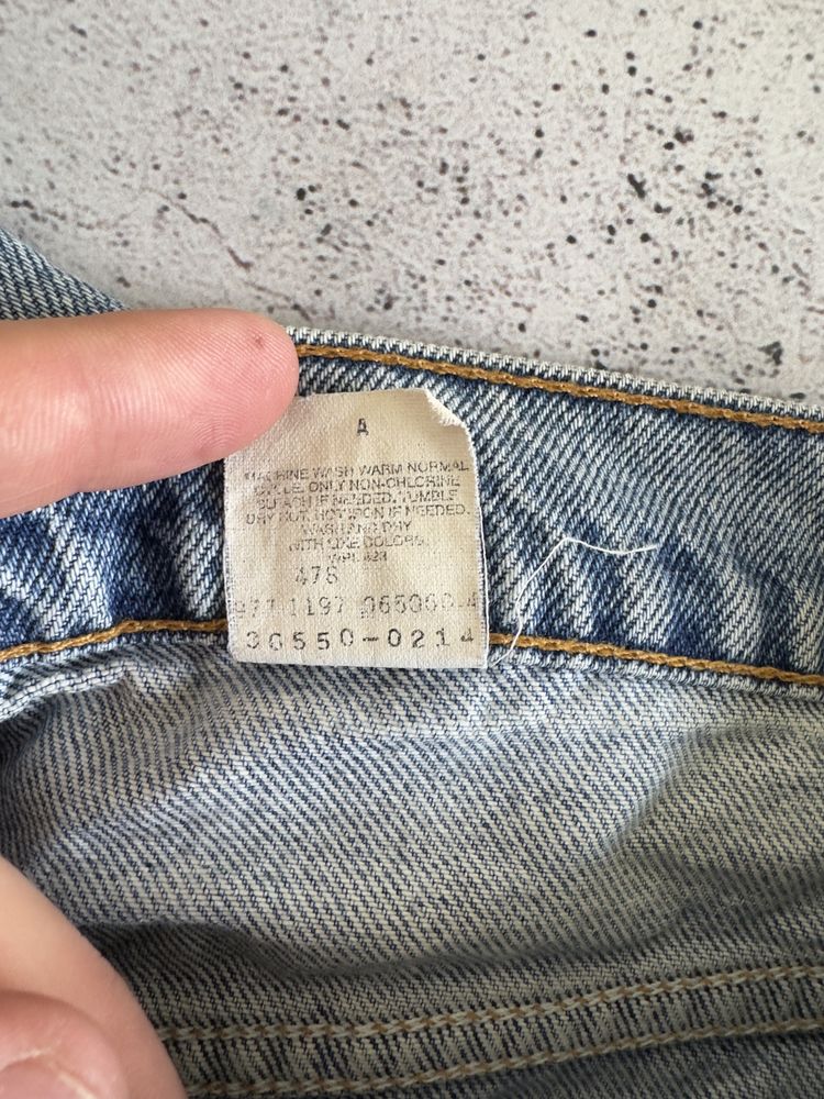 Винтажные джинсовые шорты Levis 550 оригинал Размер 34