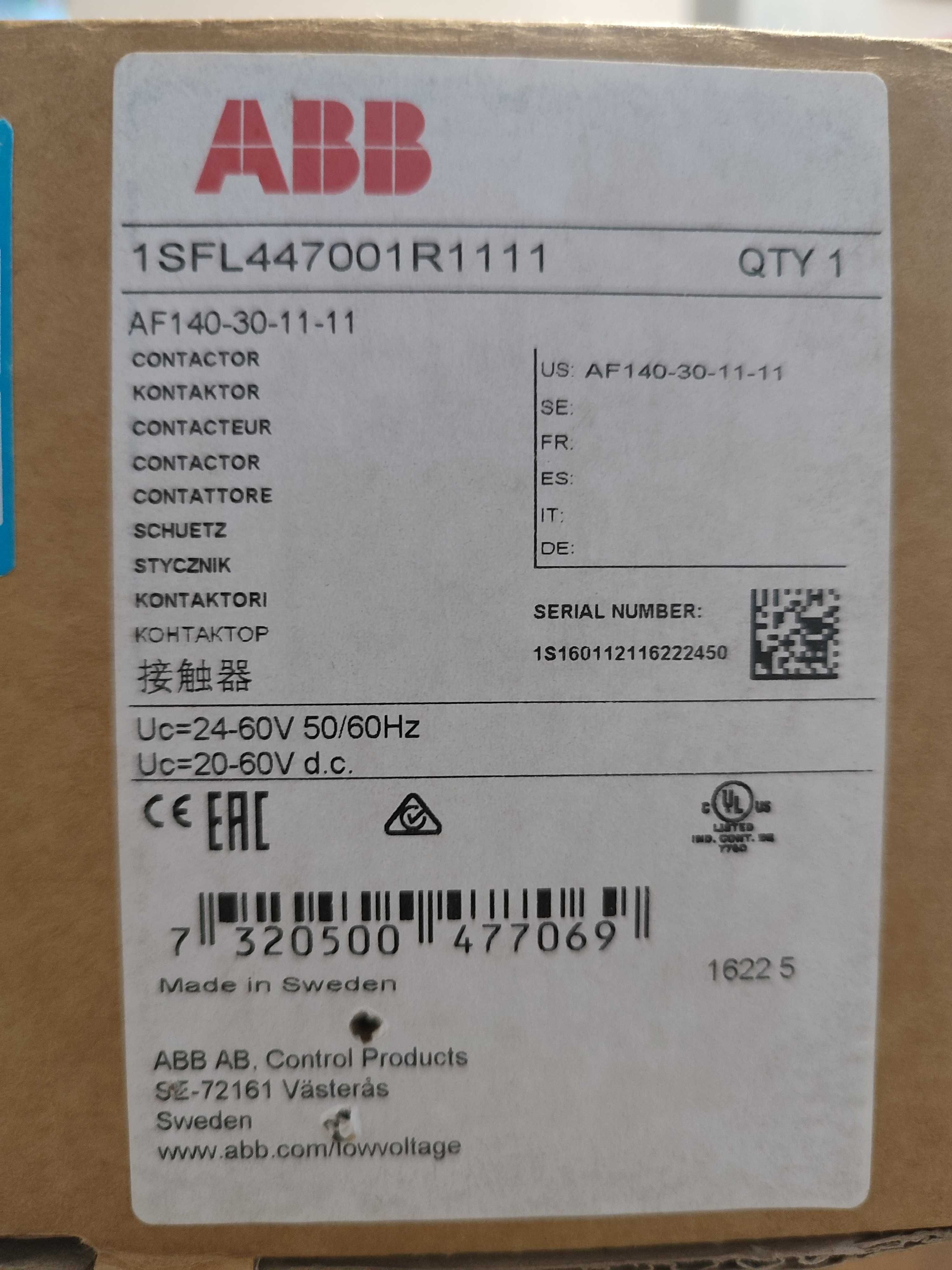 stycznik  ABB 1 SFL447001R1111