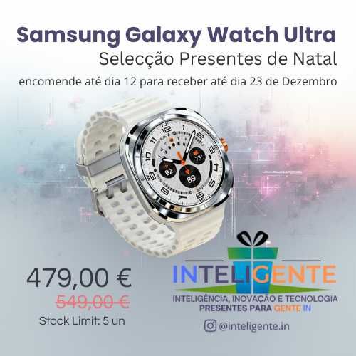 Samsung Galaxy Watch Ultra · Titânio Branco - NOVO/SELADO