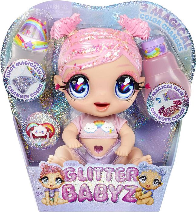 Глитер Бебис пупс с блестками Дримия Glitter BABYZ Dreamia Stardust
