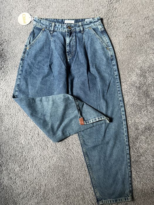 Jeansy chloe szerokie nowe niebieskie