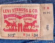 Джинси LEVIS 501 Shrink-To-Fit