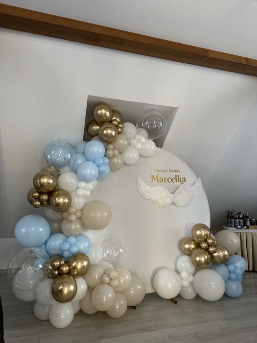 Dekoracje balonowe / ścianki balonowe / urodziny / chrzciny / komunia