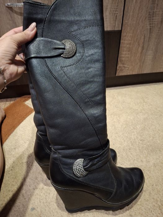 Сапоги  зимові натуральна шкіра 36р.