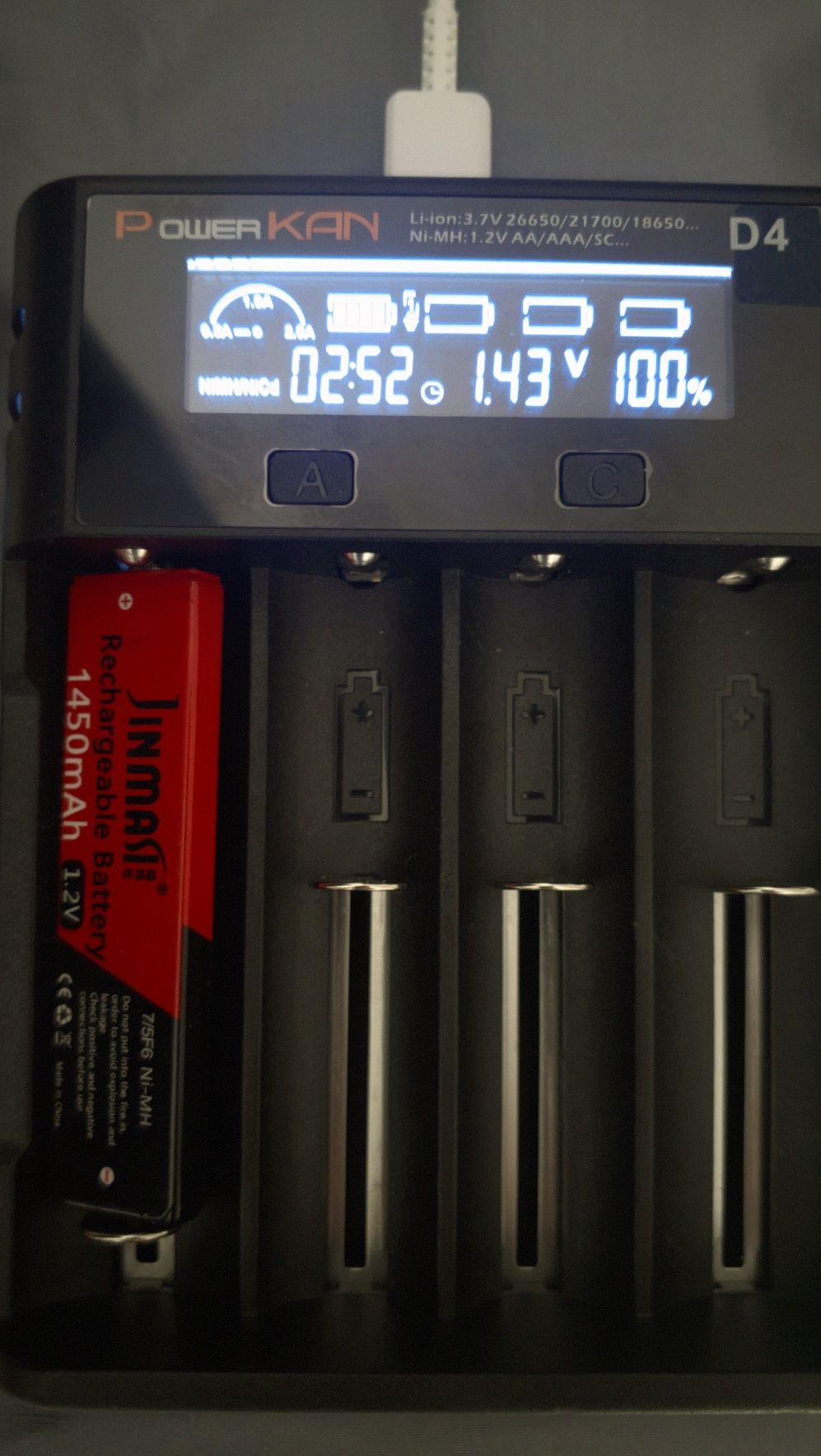 Аккумулятор до касетного  плеєра 7/5F6 Ni-MH 1.2v 1450mA