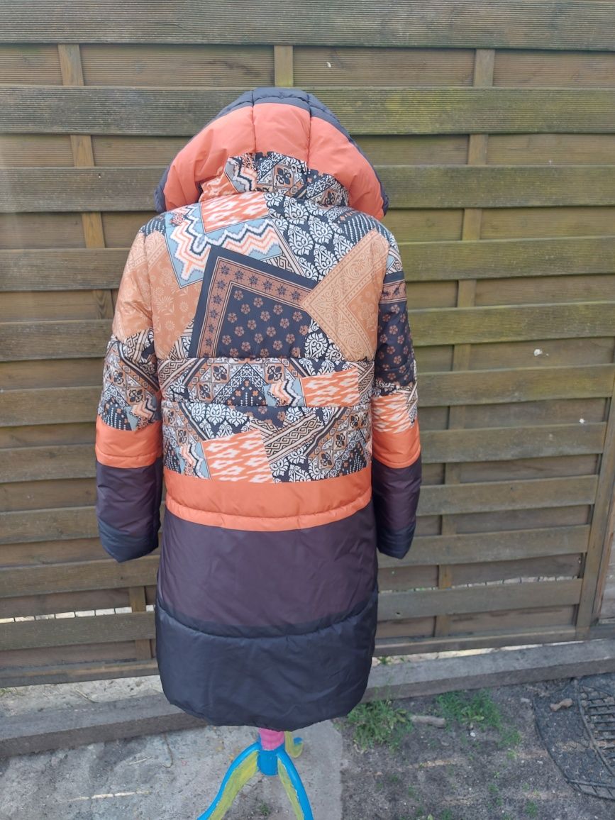 Kurtka z kapturem zimowa damska rozmiar XL/2XL
