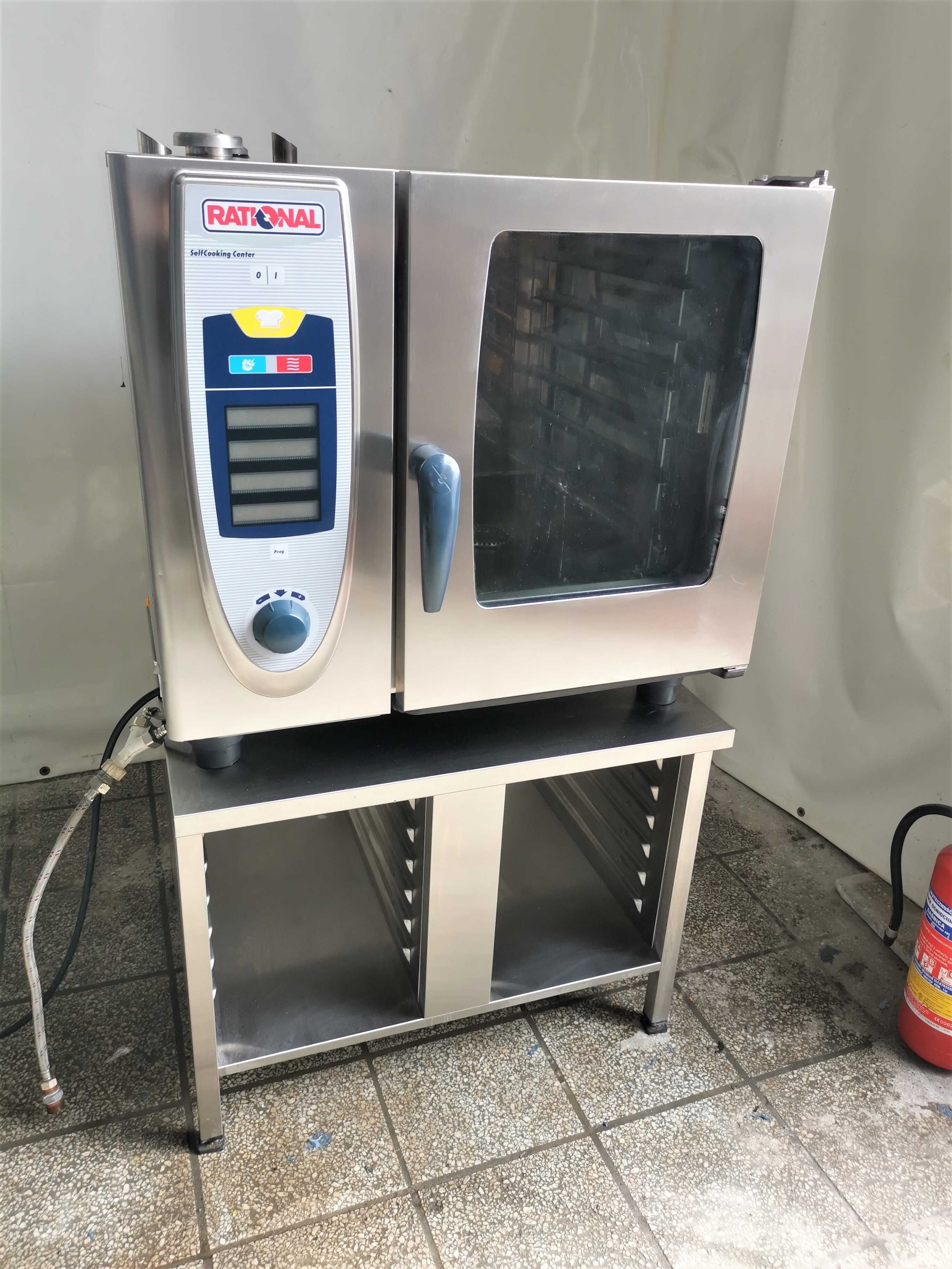 Piec konwekcyjno parowy RATIONAL SCC61 gazowy Gwarancja 6m