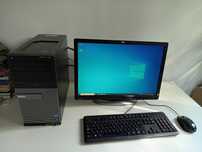Zestaw Komputer dell i3 4GB 500GB WIN10 + Monitor LCD 22" DOM BIURO