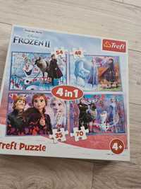 Puzzle 4w1 Elza Frozen kompletne