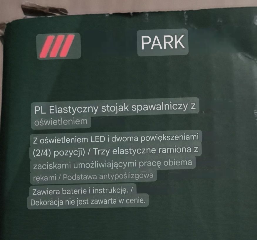 Elastyczny stojak spawalniczy