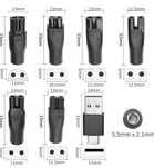 YAODHAOD 7 wtyczek 5 V USB C
