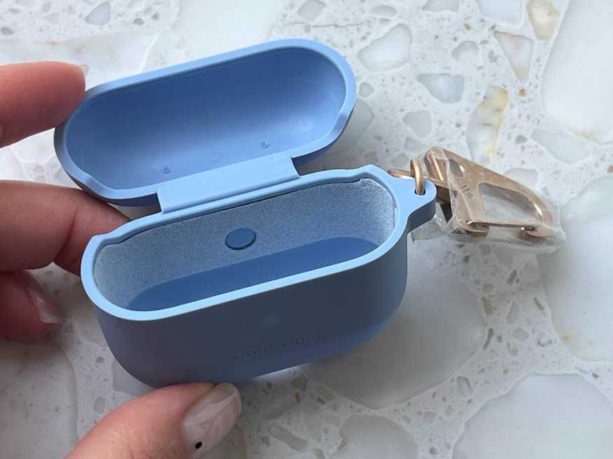Silicone arctic blue - etui XOUXOU AirPods Case Pro 1st gen 2nd gen