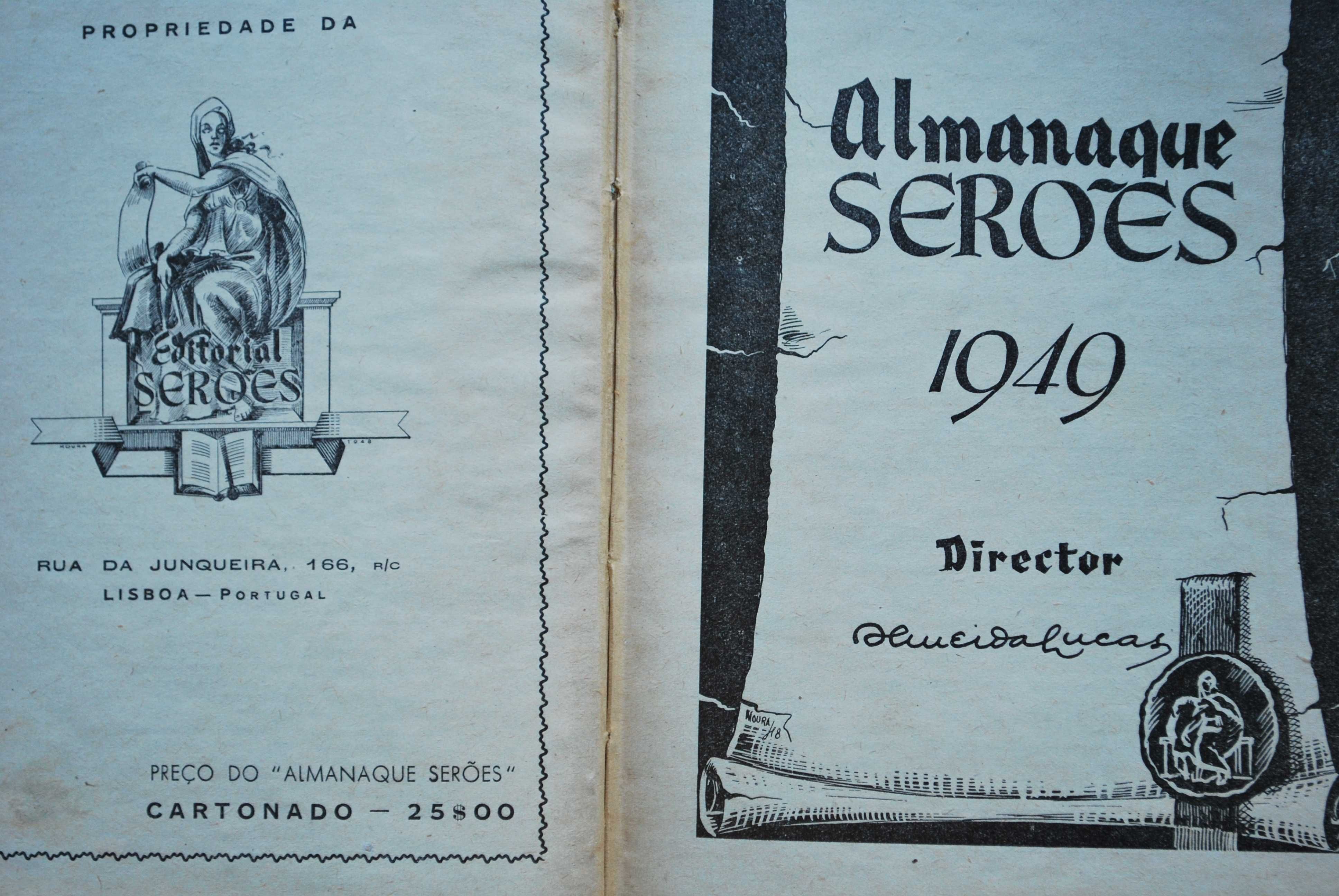 Almanaque Serões 1949 - Com Dedicatória Autografada