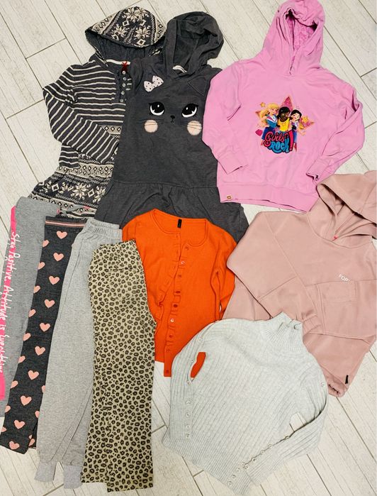 Набір теплих речей на дівчинку 6-7 років 122-128см.