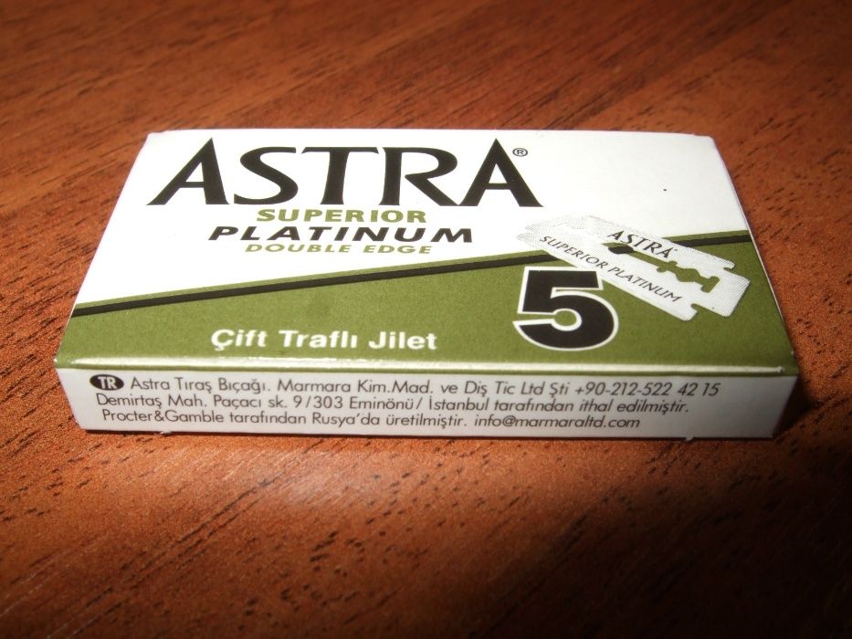 5 шт/уп Лезвия Astra Superior Platinum лезвие