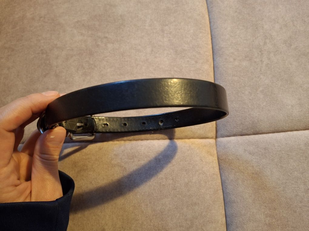 Obroża dla psa skórzana Hunter 30-38 cm czarna