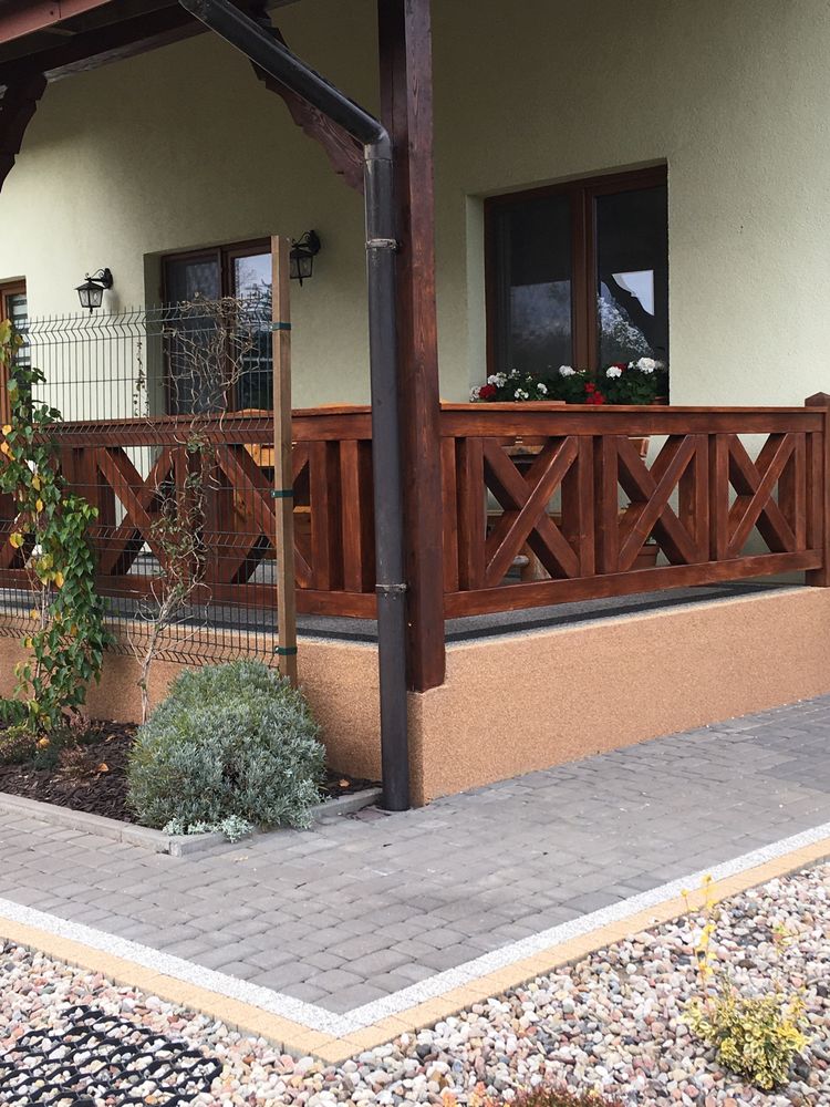 Balustrada drewniana