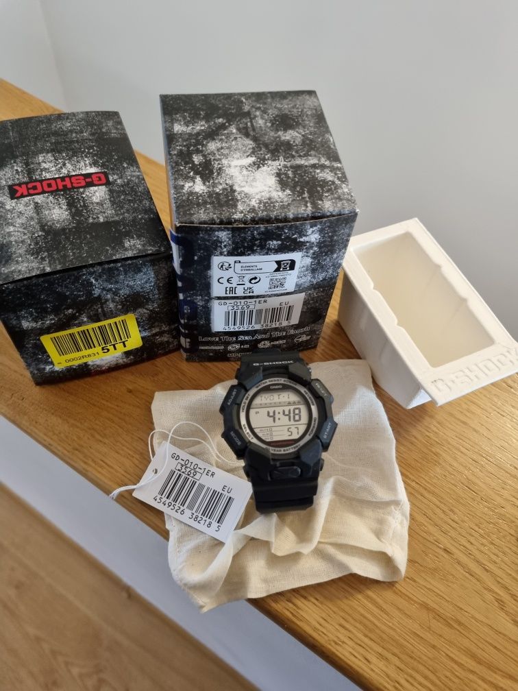Casio G-Shock GD-010-1ER Nowy Czarny