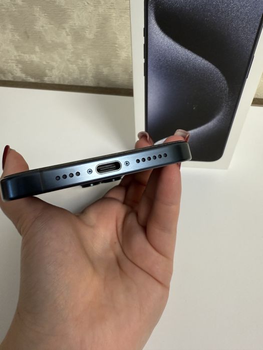 Iphone 15 pro max blue titanium 256gb neverlock