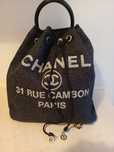 Chanel vintage Perfect pleczak/worki jak nowe