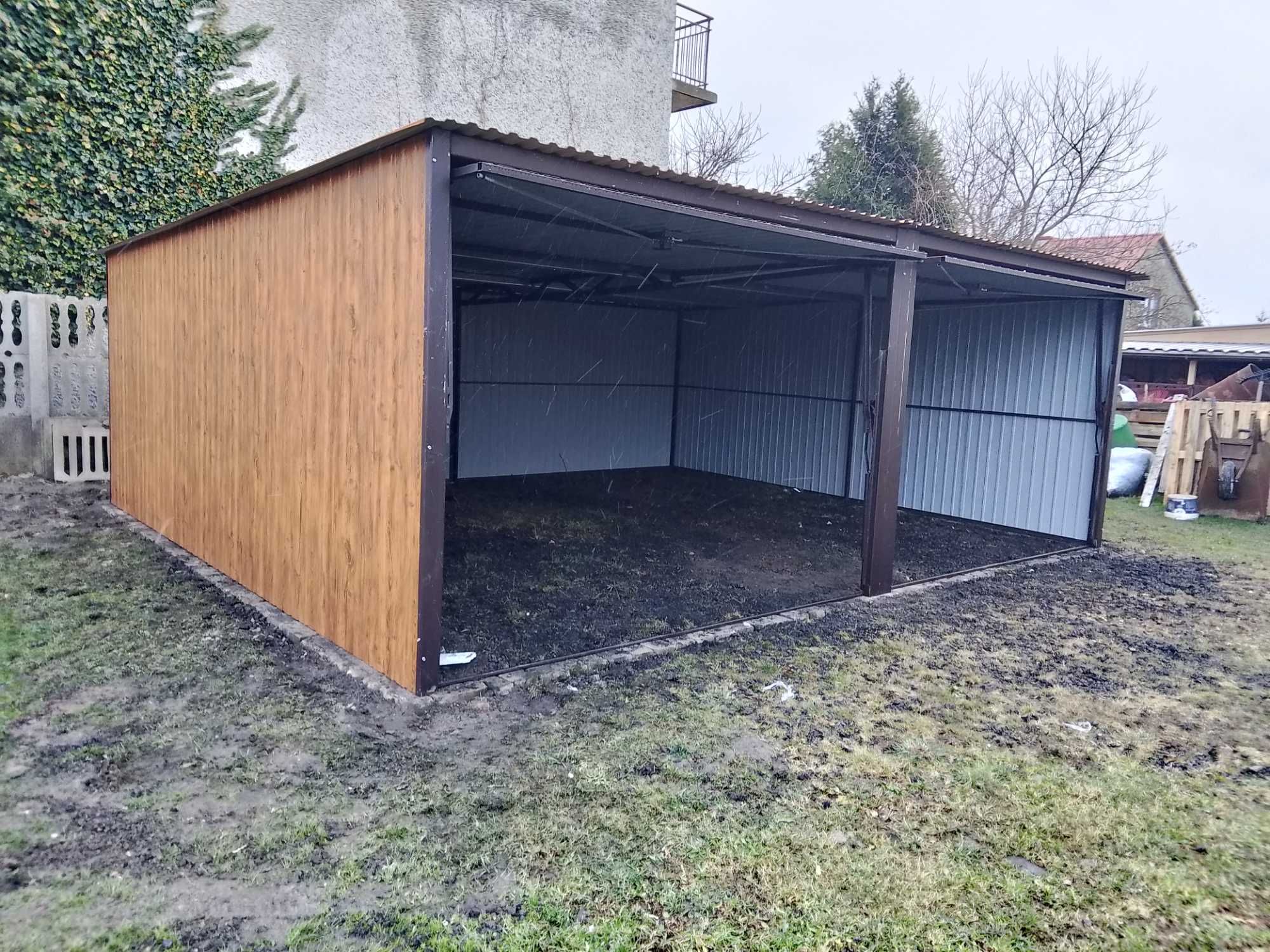 Garaż blaszany blaszak 6x6