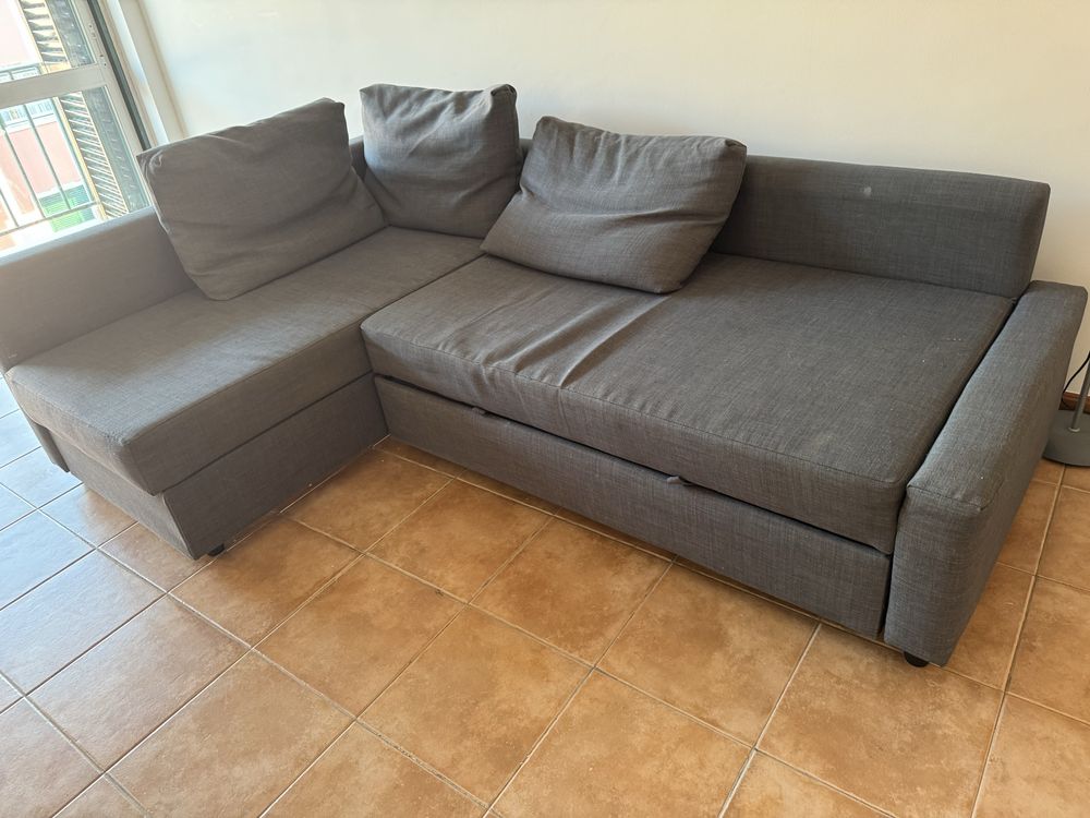 Sofá cama IKEA cinzento
