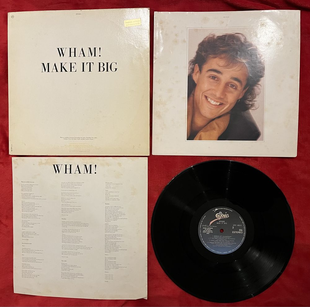 Disco LP Vinil 33RPM Wham! Make It Big