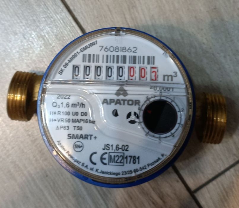 Licznik wody Apator nowy
