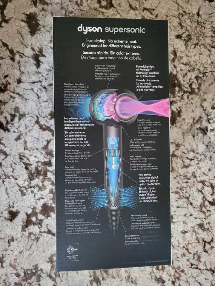 Новий Фен Dyson Supersonic HD07 Nickel/Copper